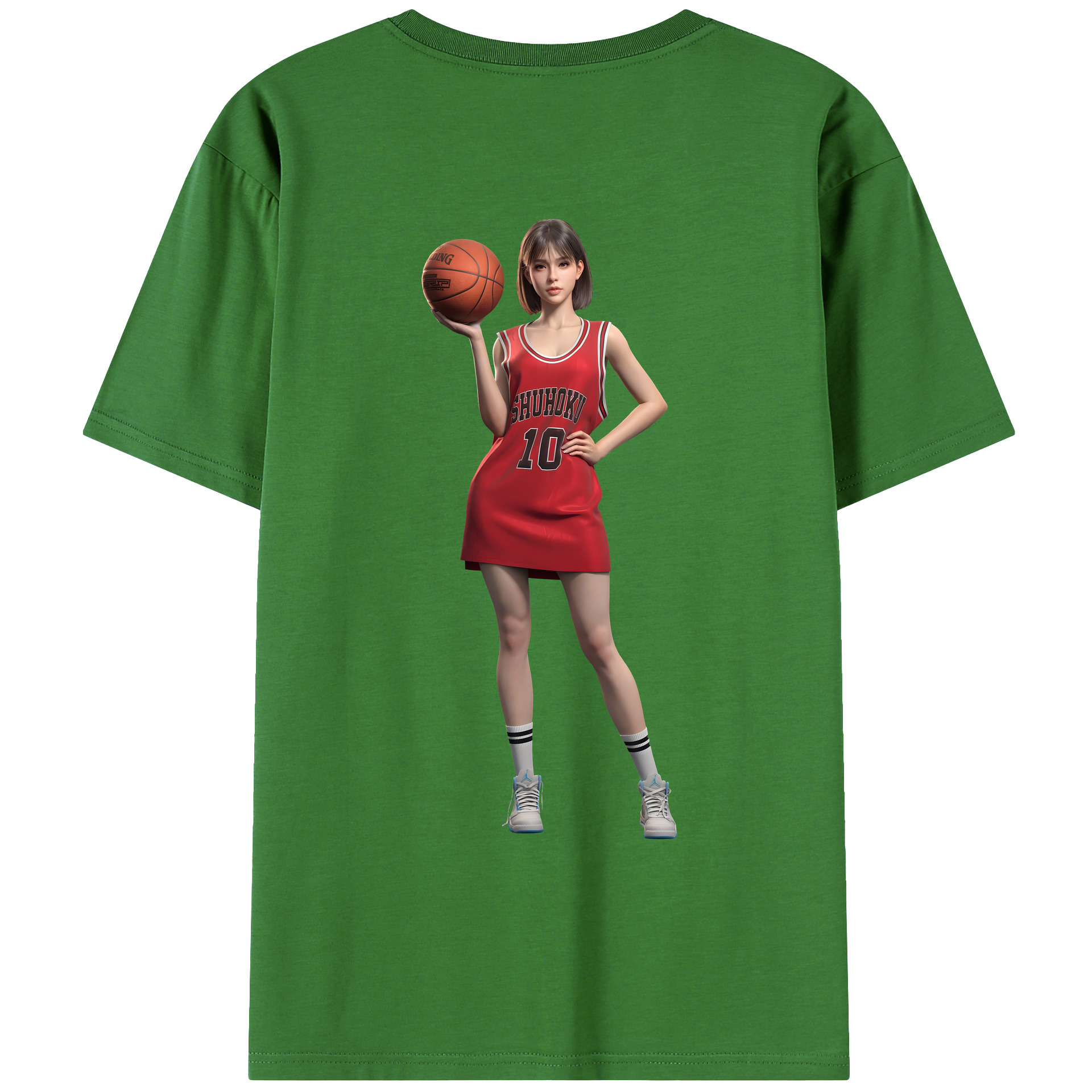 （画像用） SLAM DUNK／スラムダンク レディース半袖Tシャツ(バックプリント)